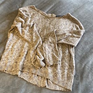 Zipper back detail sweater from The Limited